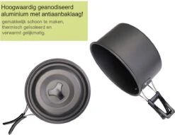 Hikr® Camping Pannenset - Complete 22-delige Kookset - Lichtgewicht - Kookgerei Servies - Outdoor - BPA-vrij - Keukengerei Set -Beste Kampeer Winkel 1200x930 4