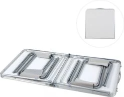 Merkloos Campingtafel - Opklapbaar - 75 X 55 X 70 Cm - Compact - Met Handvat -Beste Kampeer Winkel 1200x938