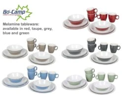 Bo-Camp Servies - Campingbord - 100% Melamine - 16-delig - Grijs -Beste Kampeer Winkel 1200x954 4