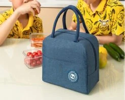 Merkloos Koeltas Lunch - Lunchtas Volwassenen - Kinderen - Lunchtrommel - Picknicktas - Koelzak - Coolbag - Waterdicht - Lunchtas - Koeltasje - Donker Blauw -Beste Kampeer Winkel 1200x963 2