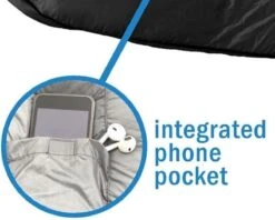 HikeMeister Mummy Slaapzak 1600 Gram - Kamperen - Zwart - Ca. 220 X 80 Cm - Met Binnenzak - Comfortzone: 0-15 Graden - Draagtas -Beste Kampeer Winkel 1200x964