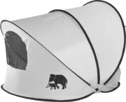 Deryan Luxe Pop Up Strandtent XXL - Anti-UV 50+ - Zilver -Beste Kampeer Winkel 1200x978