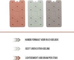 Orange85 Koelelementen - 3 Stuks - 25 X 14 Cm - 3 Kleuren - 400 Gram -Beste Kampeer Winkel 1200x982 1