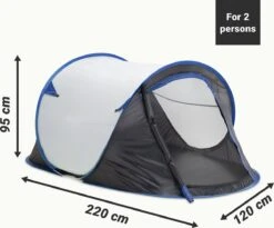 JEMIDI Tweepersoons Pop-up Tent - Opgooitent, Werptent Voor 2 Personen - Ideaal Als Festivaltent Of Kampeertent - Verschillende Kleuren -Beste Kampeer Winkel 1200x994 2