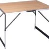 Kamyra® Campingtafel Inklapbaar - Kampeertafel, Partytafel - Opvouwbaar, Lichtgewicht & In Hoogte Verstelbaar - Aluminium/Hout -Beste Kampeer Winkel 1200x995