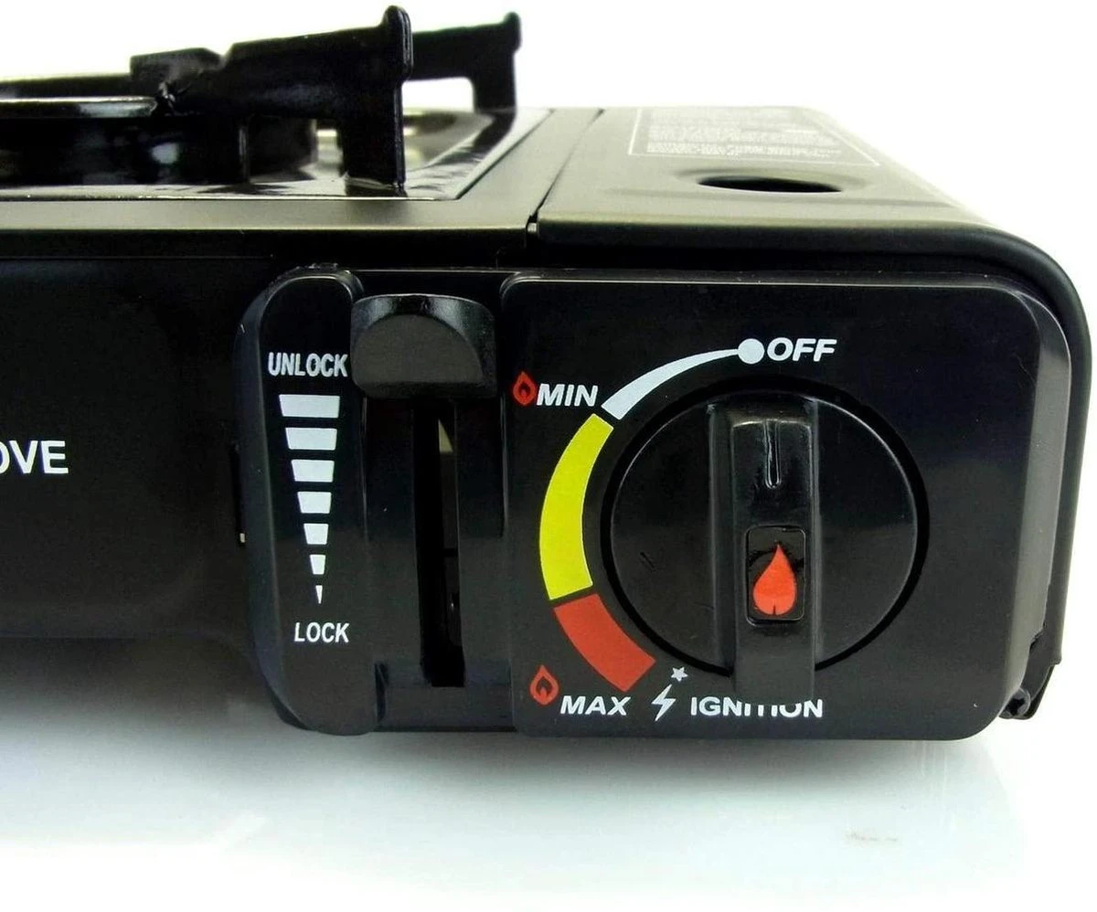 Camping Kooktoestel Op Gas - 1-pits - Inclusief Opbergkoffer 9 Camping Kooktoestel Op Gas - 1-pits - Inclusief Opbergkoffer - Afbeelding 7