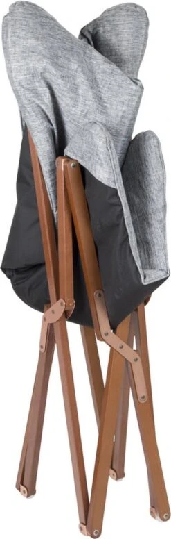 Bo-Camp - Urban Outdoor - Relaxstoel - Bloomsbury - L - Oxford Polyester - Grijs -Beste Kampeer Winkel 382x1200