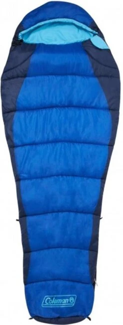 Coleman Fision 100 Mummy Slaapzak - 208 X 81 Cm - Blauw -Beste Kampeer Winkel 453x1200