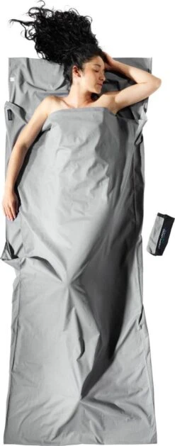 Cocoon Travelsheet InsectShield 100% Katoen - Safari Grey -Beste Kampeer Winkel 471x1200 4