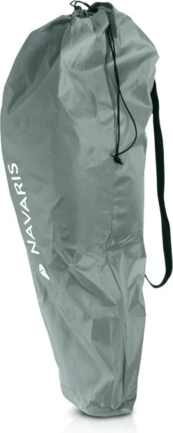 Navaris Klapstoel XXL - Campingstoel Met Opbergtas - Draagbare Stoel Voor Kamperen, Festivals En Vissen -Strandstoel - Inklapbaar - Grijs -Beste Kampeer Winkel 480x1200