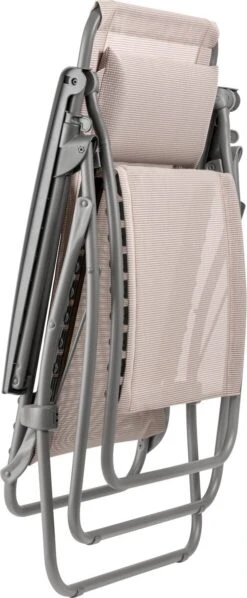 LAFUMA R Clip - Relaxstoel - Verstelbaar - Inklapbaar - Zero Gravity - Magnolia/Light Pink -Beste Kampeer Winkel 496x1200