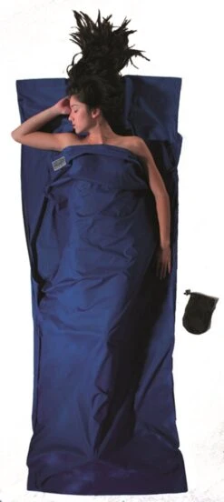 Cocoon TravelSheet - Lakenzak - Katoen - Ultramarine Blue -Beste Kampeer Winkel 537x1200 1