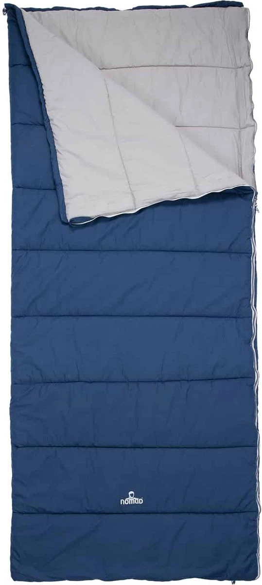 NOMAD® Brisbane XL Slaapzak | 220x90cm Blauw | Lichtgewicht & Kwalitatief | Dekenmodel Slaapzak | Incl Hoes 6 NOMAD® Brisbane XL Slaapzak | 220x90cm Blauw | Lichtgewicht & Kwalitatief | Dekenmodel Slaapzak | Incl Hoes - Afbeelding 4