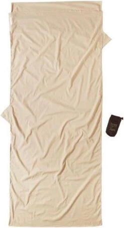 Cocoon TravelSheet - Lakenzak - Egyptisch Katoen - Beige -Beste Kampeer Winkel 653x1200 4