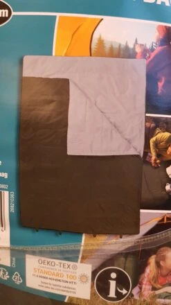 Froyak - 2-persoons Slaapzak XXL Groen 225 X 150 Cm - 2 Persoons Slaapzak Envelop Model Extra Large -Beste Kampeer Winkel 674x1200 4