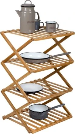 Bo-Camp - Urban Outdoor Collection - Legkast - Fitzroy - L - Bamboe -Beste Kampeer Winkel 677x1200