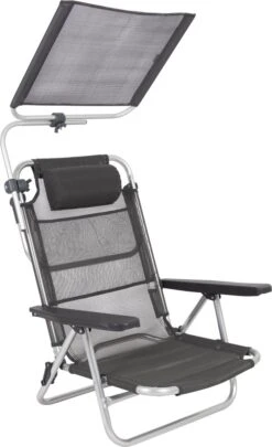 Bo-Camp Zonnescherm - Voor Stoel -Beste Kampeer Winkel 732x1200