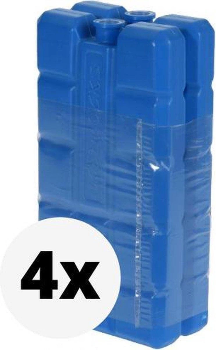 Merkloos Koelelementen Voor Koelbox 4 Stuks - 200 Gram 3 Merkloos Koelelementen Voor Koelbox 4 Stuks - 200 Gram