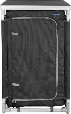 Campart Campingkast CU-0719 – Opvouwbaar En Verstelbaar - 4 Verstelbare Poten - 3 Lagen - Aluminium Frame - Grijs -Beste Kampeer Winkel 753x1200 1