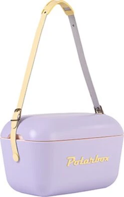 Merkloos Polarbox - Koelbox - Met Schouderband - Paars - 12 Liter - 40x26x(H)23cm -Beste Kampeer Winkel 758x1200
