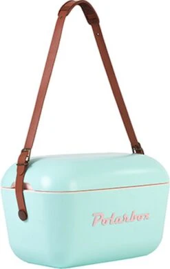 Merkloos Polarbox - Koelbox - Met Schouderband - Pastelgroen - 12 Liter - 40x26x(H)23cm -Beste Kampeer Winkel 761x1200