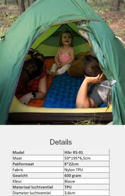 Hikr® Luchtbed - Slaapmat - Opblaasbaar Matras - Lichtgewicht - Outdoor - Camping - Hiking & Wandelen 13 Hikr® Luchtbed - Slaapmat - Opblaasbaar Matras - Lichtgewicht - Outdoor - Camping - Hiking & Wandelen -Beste Kampeer Winkel 764x1200 3