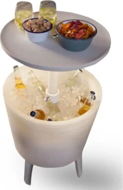 Keter Coolbar Partytafel – Lichtgevend - 49,5x49,5x57cm - Wit -Beste Kampeer Winkel 778x1200 1