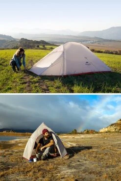 Cloud Up 3 Upgraded - Naturehike® - Tent 3 Persoons - Lichtgewicht Tent - Incl. Grondzeil - 20D 4000MM - Outdoor Kampeertent - Waterdicht - Hiking & Wandelen -Beste Kampeer Winkel 804x1200 4