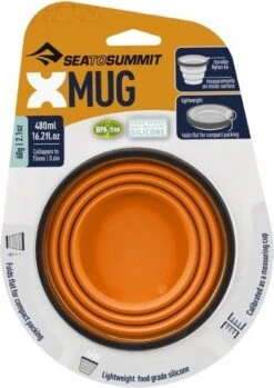 Sea To Summit X-Mug - Campingservies Inklapbaar - Mok - Oranje - 110mm -Beste Kampeer Winkel 850x1200