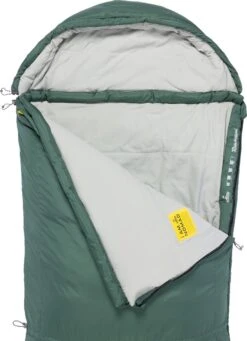 NOMAD® Triple-S Premium Plus Slaapzak (Links) | 220x80cm Groen | Lichtgewicht & Kwalitatief | Slaapzak | Incl Hoes -Beste Kampeer Winkel 869x1200