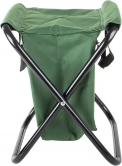 Viskrukje - Visserstoel - Campingstoel - Toeristen Visstoel - Reiskruk - Zak Met Ritssluiting - Opvouwbaar - Draagbaar - 26 CM - Rheme -Beste Kampeer Winkel 885x1200