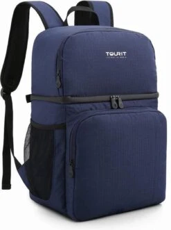 Koeltas Rugzak (28L) - 16 Blikjes - Lunchtas Voor Dames En Heren - Picknicktas - Blauw -Beste Kampeer Winkel 895x1200 1
