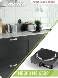 Elektrische Kookplaat - 1 Pit MS 6508 Mesko -Beste Kampeer Winkel 900x1200 1