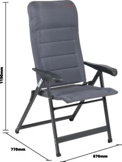 Crespo Standenstoel - AP-237 Air-Deluxe - Grijs (86) -Beste Kampeer Winkel 906x1200