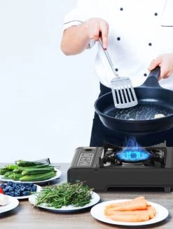 Camping Kooktoestel - Draagbaar Gasfornuis - Incl. 4x Gasflessen En Koffer -Beste Kampeer Winkel 908x1200 5