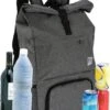 Merkloos Rugtas/rugzak Grijs - 30 X 12 X 60 Cm - 20 Liter - Met Koel Voorvakje - Koelrugzak -Beste Kampeer Winkel 914x1200 1