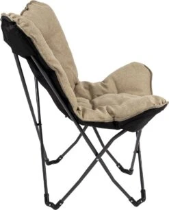 Bo-Camp - Urban Outdoor - Vlinderstoel - Grainger - M - Nika - Beige -Beste Kampeer Winkel 969x1200