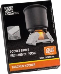 Esbit Brander Pocket Stove S - Incl 16x5 Gr Esbit Blokjes - Compact 11 Esbit Brander Pocket Stove S - Incl 16x5 Gr Esbit Blokjes - Compact -Beste Kampeer Winkel 998x1200